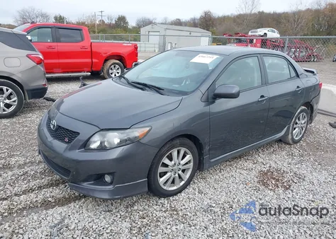 2009 Toyota Corolla S из США, поврежденный, VIN 1NXBU40E89Z048251